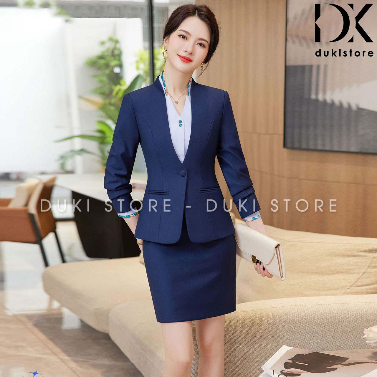 bộ vest nữ 1 cúc màu xanh than không cổ cao cấp bo-vest-nu-1-cuc-mau-xanh-than-khong-co-cao-cap-DKU0115.jpg